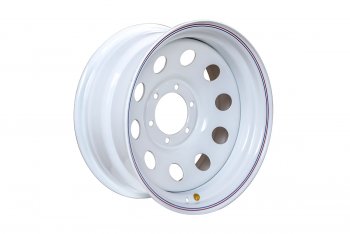 6 449 р. Штампованый диск OFF-ROAD Wheels (стальной усиленный, круг - белый). 8.0 x 17    с доставкой в г. Калуга. Увеличить фотографию 1
