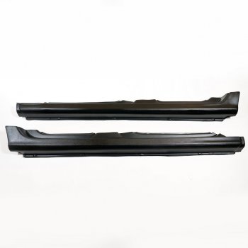 Пороги накладки Autodemic Лада Гранта 2190 седан дорестайлинг (2011-2017)  (Текстурная поверхность)