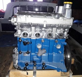 Новый двигатель (агрегат) 11194-1000260-00 (1,4 л/16 кл., без навесного оборудования) Лада Калина 1119 хэтчбек (2004-2013)
