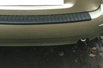 499 р. Защитная накладка заднего бампера Тюн-Авто  Лада Калина  1118 седан (2004-2013)  с доставкой в г. Калуга. Увеличить фотографию 1