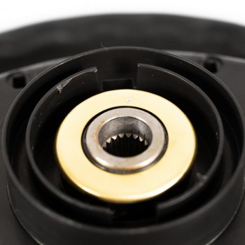 2 689 р. Рулевое колесо Барс Премиум (Ø360 мм, под знак LADA) Лада нива 4х4 2131 Урбан 5 дв. рестайлинг (2019-2021) (Черный с черным кольцом)  с доставкой в г. Калуга. Увеличить фотографию 6