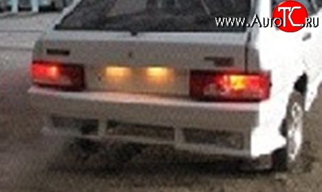 4 999 р. Задний бампер на автомобиль Макс  Лада 2108 - 2109 (Неокрашенный)  с доставкой в г. Калуга