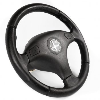 2 399 р. Рулевое колесо Вираж Люкс (Ø360) Лада 2110 седан (1995-2007)  с доставкой в г. Калуга. Увеличить фотографию 2
