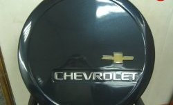 1 699 р. Чехол запасного колеса Chevrolet V3 Chevrolet Niva 2123 дорестайлинг (2002-2008) (Окрашенный)  с доставкой в г. Калуга. Увеличить фотографию 4