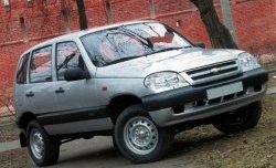 2 499 р. Накладки на двери (молдинги) Стандарт Chevrolet Niva 2123 дорестайлинг (2002-2008) (Неокрашенные)  с доставкой в г. Калуга. Увеличить фотографию 2