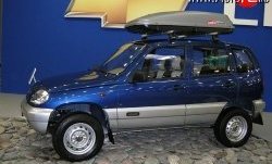 2 499 р. Накладки на двери (молдинги) Стандарт  Chevrolet Niva  2123 (2002-2008), Лада 2123 (Нива Шевроле) (2002-2008) (Неокрашенные)  с доставкой в г. Калуга. Увеличить фотографию 4