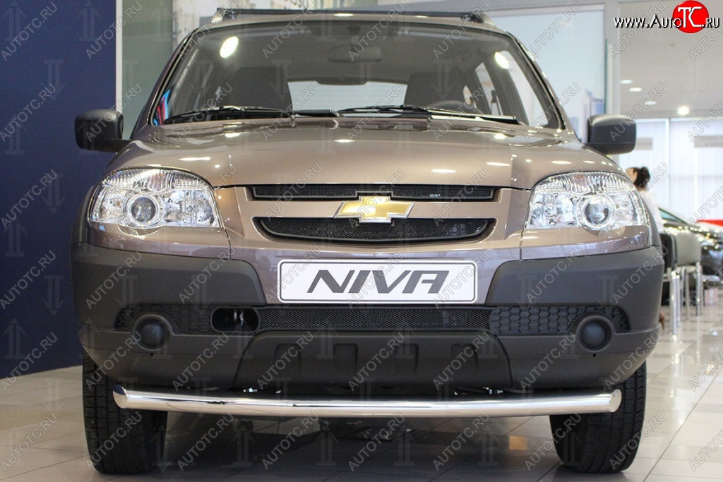2 199 р. Защитная сетка на бампер Russtal (черная, 3 части)  Chevrolet Niva  2123 (2002-2008), Лада 2123 (Нива Шевроле) (2002-2008)  с доставкой в г. Калуга