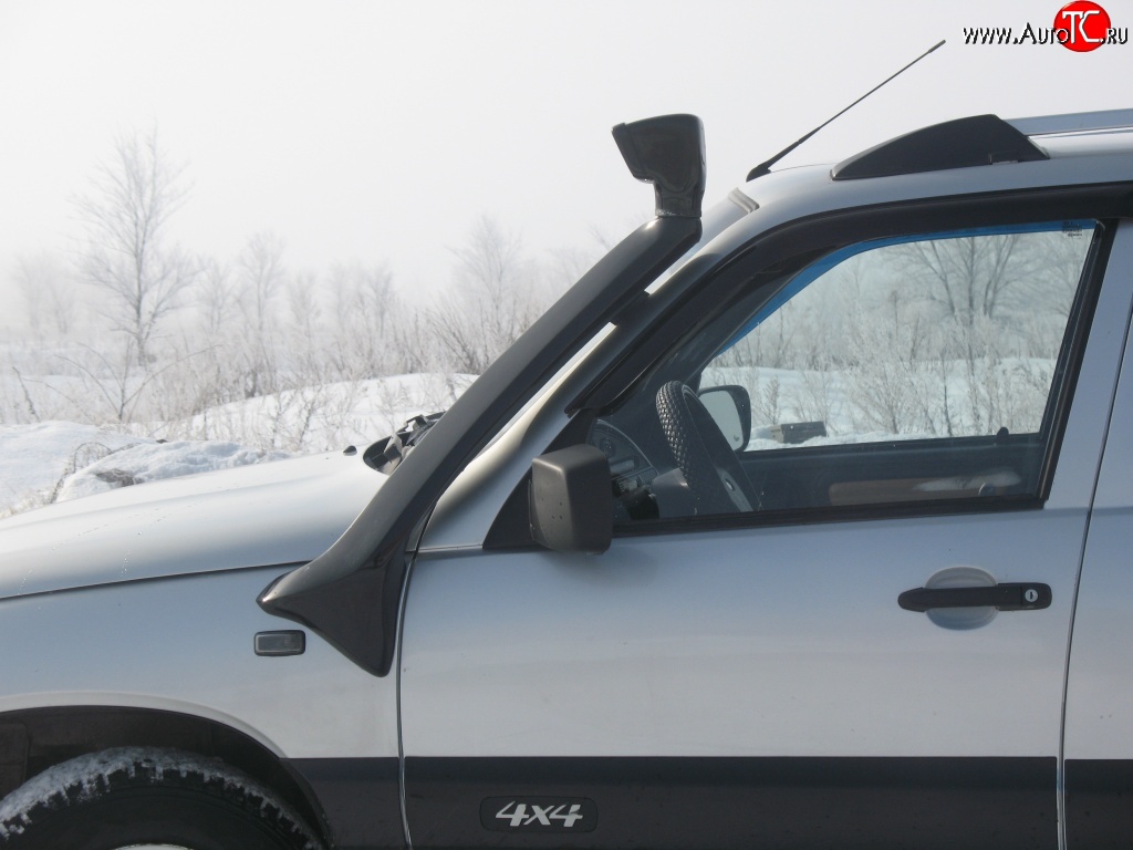 5 999 р. Пластиковый шноркель DM-Kit  Chevrolet Niva  2123 (2002-2020), Лада 2123 (Нива Шевроле) (2002-2021) (Неокрашенный)  с доставкой в г. Калуга