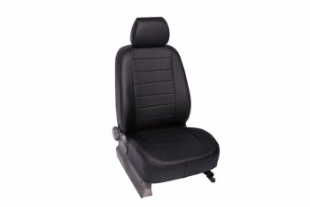 Чехлы для сидений (седан) SeiNtex (экокожа, черные) Volkswagen Passat B5 универсал дорестайлинг (1996-2000)