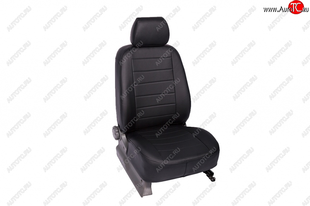 5 199 р. Чехлы для сидений (3G-11sd) SeiNtex (экокожа, черные)  Nissan Almera  седан (2012-2019)  с доставкой в г. Калуга
