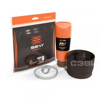 Чехол внутренний (пыльник ШРУСа) SEVI Эксперт (смазка+хомут+стопор)) Chevrolet Niva 2123 дорестайлинг (2002-2008)