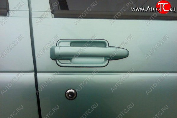 919 р. Евро-ручки дверей Тюн-Авто Лада 2110 седан (1995-2007) (Под сверление, окрашенные)  с доставкой в г. Калуга