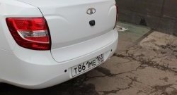 2 299 р. Накладка на крышку багажника автомобиля XALK  Лада Гранта  2190 седан (2011-2017) (Неокрашенная)  с доставкой в г. Калуга. Увеличить фотографию 2