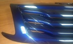 2 599 р. Решётка радиатора Ривьера  Лада Гранта  2190 седан (2011-2017) (Неокрашенная)  с доставкой в г. Калуга. Увеличить фотографию 5