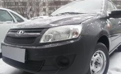 1 949 р. Сетка на бампер Russtal (черная)  Лада Гранта  2190 седан (2011-2017)  с доставкой в г. Калуга. Увеличить фотографию 4