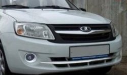 949 р. Вставка Style в передний бампер  Лада Гранта  2190 седан (2011-2017) (Неокрашенная)  с доставкой в г. Калуга. Увеличить фотографию 1