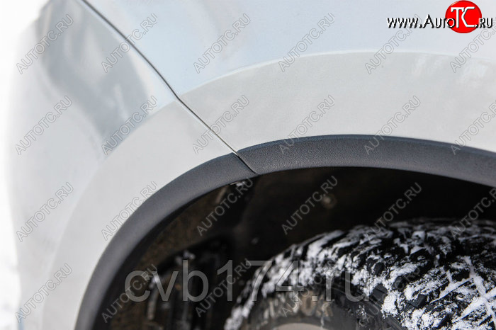 2 299 р. Защитные накладки на кромки арок Tun-Auto Лада Гранта 2191 лифтбэк дорестайлинг  (2013-2017)  с доставкой в г. Калуга
