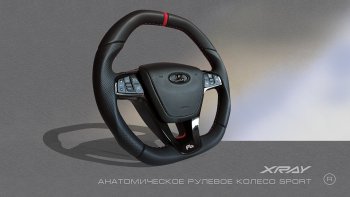 Анатомическое рулевое колесо SPORT Лада Веста Кросс 2180 седан дорестайлинг (2018-2022)