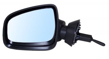 1 979 р. Боковое левое зеркало заднего вида SAT (механическое) Renault Duster HS дорестайлинг (2010-2015) (Неокрашенное)  с доставкой в г. Калуга. Увеличить фотографию 1