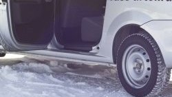 999 р. Задние накладки на порожки автомобиля (Cross) RA  Лада Ларгус (2012-2024)  с доставкой в г. Калуга. Увеличить фотографию 1