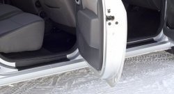 1 899 р. Накладки на порожки автомобиля RA Лада Ларгус дорестайлинг R90 (2012-2021)  с доставкой в г. Калуга. Увеличить фотографию 4