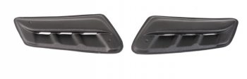 Накладки задних воздухозаборников кузова Автостайл™ Лада нива 4х4 2121 (Legend) 3 дв. 2-ой рестайлинг (2021-2024)  (Поверхность шагрень)