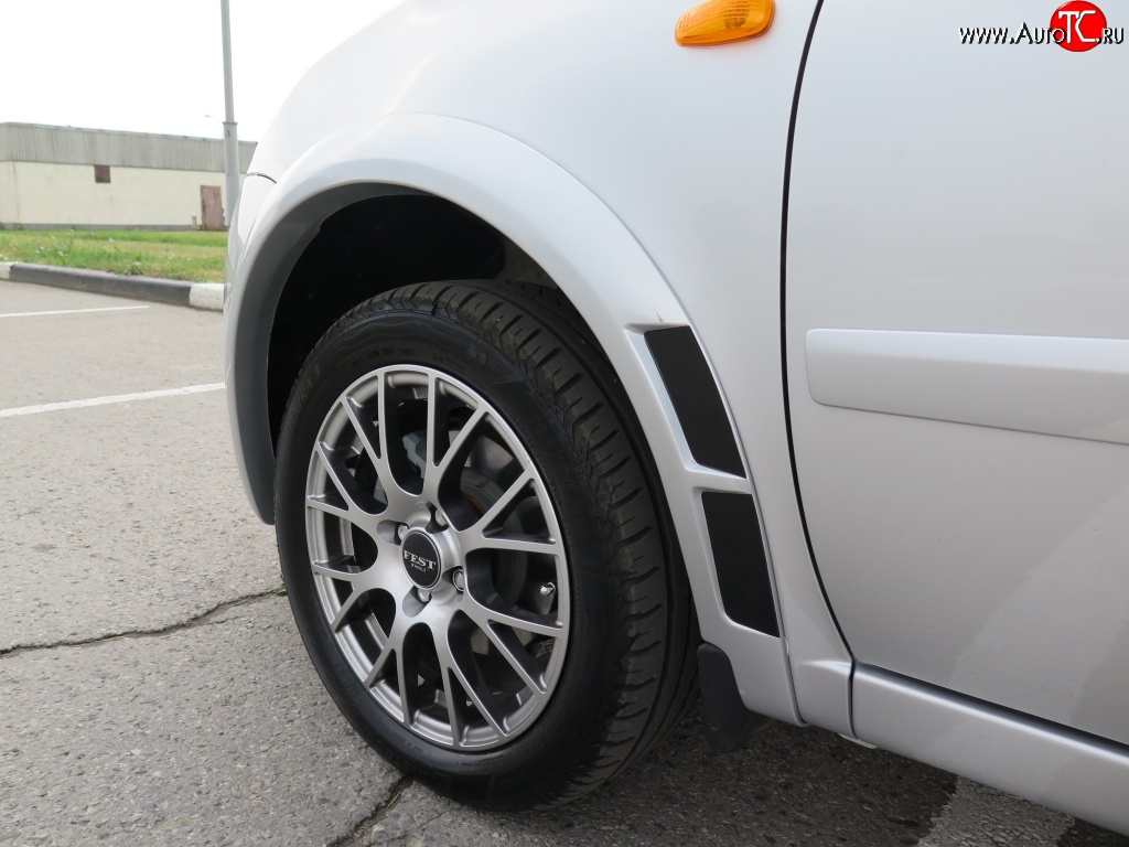2 899 р. Накладки на колёсные арки Трек Datsun mi-DO (2014-2024) (Неокрашенные)  с доставкой в г. Калуга