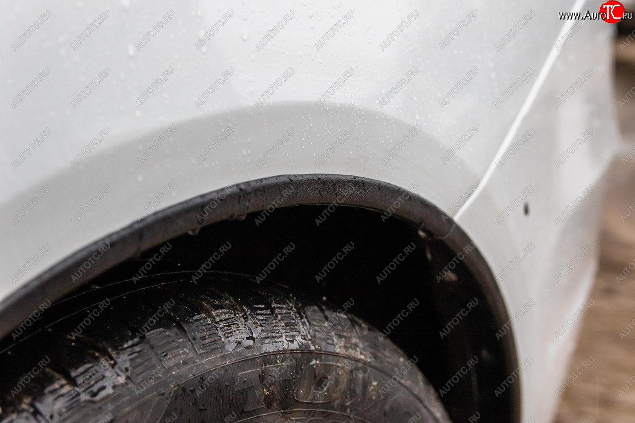 3 999 р. Защитные накладки на арки ArtForm Лада Веста 2180 седан дорестайлинг (2015-2023) (Поверхность: шагрень)  с доставкой в г. Калуга