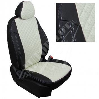 Чехлы сидений AUTOPILOT Экокожа Ромб (Cross, пассажирская спинка складная, задняя спинка 40/60) Лада (ваз) XRAY Cross (2018-2022)