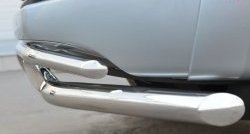 17 599 р. Защита переднего бампера (2 трубыØ63 и 42 мм, нержавейка) Russtal  Volkswagen Amarok (2009-2016)  с доставкой в г. Калуга. Увеличить фотографию 3