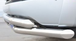 17 999 р. Защита переднего бампера (2 трубыØ63 мм, нержавейка) Russtal  Volkswagen Amarok (2009-2016)  с доставкой в г. Калуга. Увеличить фотографию 3