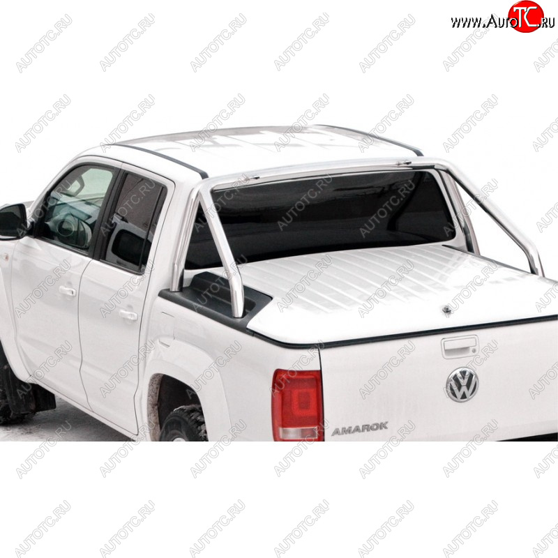 30 999 р. Защитная дуга багажника ТехноСфера (Техно Сфера) (Ø63,5 мм)  Volkswagen Amarok (2009-2016) (Нержавейка)  с доставкой в г. Калуга