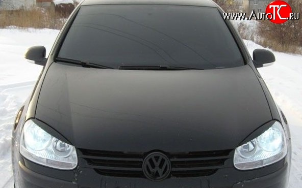 579 р. Реснички на фары M-VRS v2 Volkswagen Golf 5 универсал (2003-2009) (Неокрашенные)  с доставкой в г. Калуга