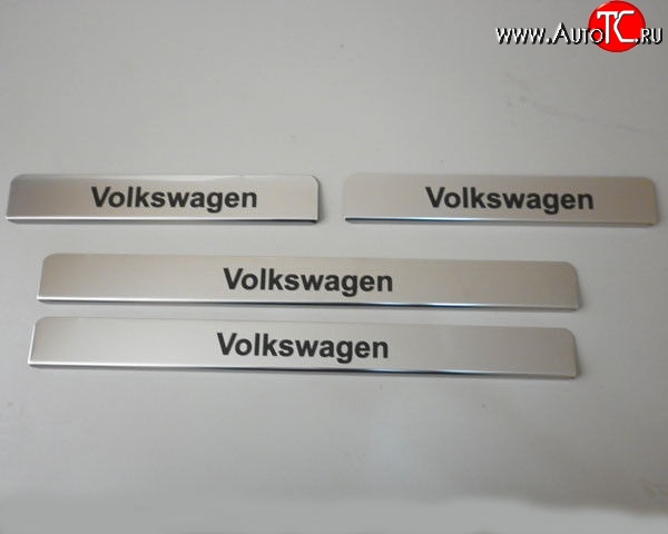 799 р. Накладки на порожки автомобиля M-VRS (нанесение надписи методом окраски) Volkswagen Golf 6 хэтчбэк 5 дв. (2008-2014)  с доставкой в г. Калуга