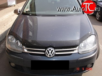 2 699 р. Дефлектор капота NovLine Volkswagen Golf Plus 5 (2004-2009)  с доставкой в г. Калуга