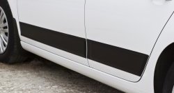 3 799 р. Молдинги дверей RA v2 (комплект)  Volkswagen Golf  6 (2008-2014) (Поверхность глянец (под окраску), Неокрашенные)  с доставкой в г. Калуга. Увеличить фотографию 1