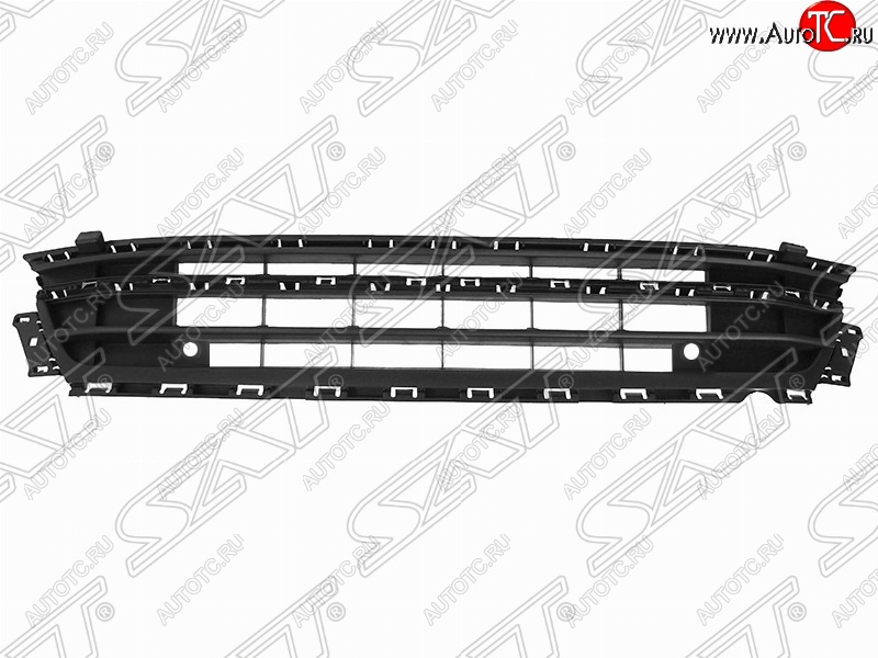 2 169 р. Решетка в передний бампер (с отв. под парктроник) SAT Volkswagen Jetta A6 седан рестайлинг (2015-2018)  с доставкой в г. Калуга