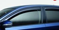 2 199 р. Дефлекторы окон (ветровики) Novline 4 шт  Volkswagen Jetta  A6 (2011-2015)  с доставкой в г. Калуга. Увеличить фотографию 1