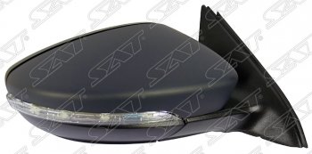 Боковое правое зеркало заднего вида SAT (поворот, регулировка, обогрев, 6 контактов) Volkswagen Jetta A6 седан дорестайлинг (2011-2015)