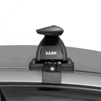 10 097 р. Багажник на крышу без рейлингов в сборе LUX  Volkswagen Passat  B6 (2005-2011) (аэро-трэвэл 1.2 (цвет серый))  с доставкой в г. Калуга. Увеличить фотографию 4