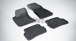 Износостойкие коврики в салон с рисунком Сетка SeiNtex Premium 4 шт. (резина) Volkswagen (Волксваген) Passat (Пассат)  B5 (1996-2000) B5 седан дорестайлинг, универсал дорестайлинг