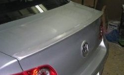 4 949 р. Лип спойлер Сабля Volkswagen Passat B6 седан (2005-2011) (Неокрашенный)  с доставкой в г. Калуга. Увеличить фотографию 1