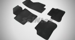 Износостойкие коврики в салон с рисунком Сетка SeiNtex Premium 4 шт. (резина) Volkswagen (Волксваген) Passat (Пассат)  B6 (2005-2011) B6 седан, универсал