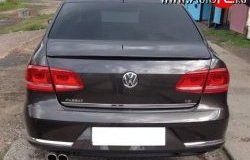 4 649 р. Лип спойлер Sport Volkswagen Passat B7 седан (2010-2015) (Неокрашенный)  с доставкой в г. Калуга. Увеличить фотографию 2