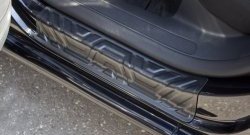 2 259 р. Накладки на порожки RA (комплект) Volkswagen Passat B7 седан (2010-2015)  с доставкой в г. Калуга. Увеличить фотографию 4