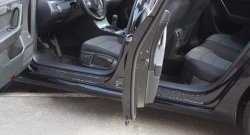 2 259 р. Накладки на порожки RA (комплект) Volkswagen Passat B7 седан (2010-2015)  с доставкой в г. Калуга. Увеличить фотографию 1