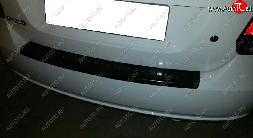 579 р. Накладка защитная на верх заднего бампера АртФорм  Volkswagen Polo  5 (2009-2020)  с доставкой в г. Калуга