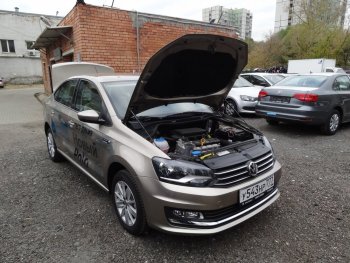 Упоры капота Russtal Volkswagen Polo 5 хэтчбек дорестайлинг (2009-2015)