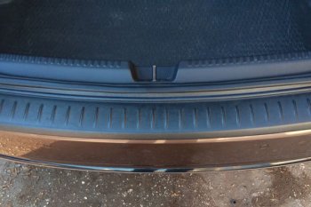 499 р. Защитная накладка заднего бампера Тюн-Авто Volkswagen Polo 5 седан дорестайлинг (2009-2015)  с доставкой в г. Калуга. Увеличить фотографию 3