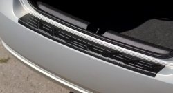 1 099 р. Защитная накладка на задний бампер RA  Volkswagen Polo  5 (2009-2015)  с доставкой в г. Калуга. Увеличить фотографию 1